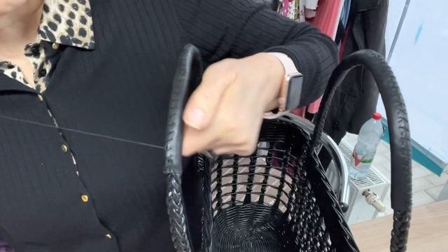 Большая сумка/бумажная лоза /ручная работа/Tasche/Handarbeit