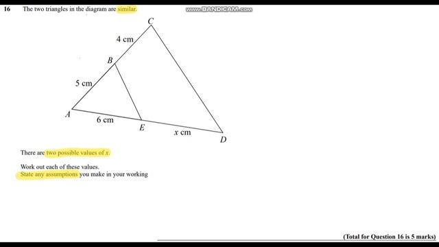 GCSE Maths Edexcel 2022 Higher Paper 3 (Calculator) - Predicted Paper Walkthrough смотреть онлайн