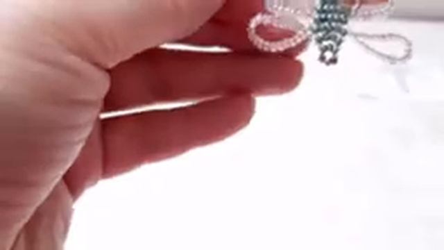 СТРЕКОЗА из бисера параллельным плетением♡бисероплетение/фигурки из бисера/для начинающих
