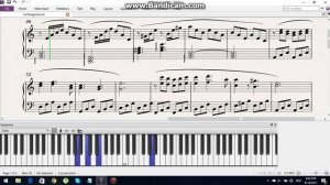 «Жаворонок»-мелодия из т/п "В мире животных"|Разбор| piano music|синтезатор| Ноты| free sheet