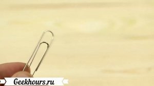 Подставка из скрепки. Как ее сделать