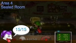 Luigi's Mansion - Speedy Spirit and Gold Mouse Locations