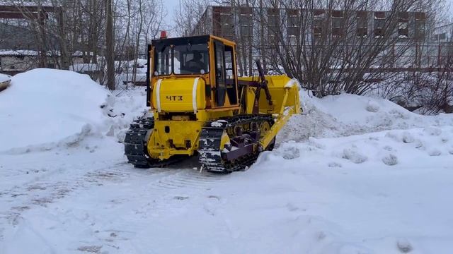 Трактор ЧТЗ Б10М с бульдозерным оборудованием после капитального ремонта купить цена ремонт / ТехЗап