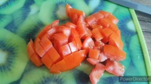 Жареный Болгарский перец с Томатным соусом. Очень вкусно.