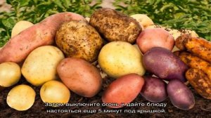 Жареная картошка с фаршем на сковороде