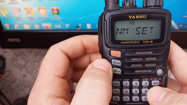 Yaesu VX-6R запись частот в память и название канала частоты