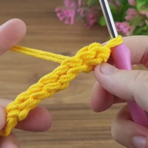 Всё гениальное просто! 4 варианта цепочки крючком