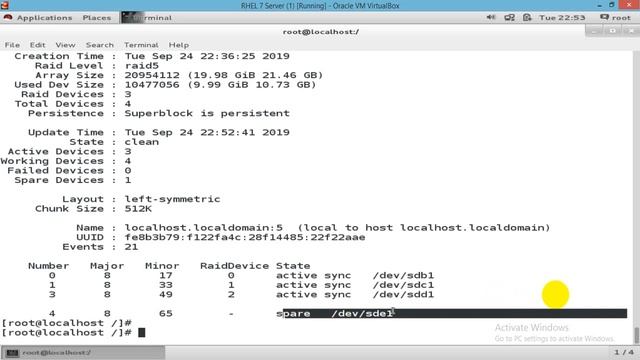 How to Configure RAID-5 in RHEL-7, Part-3, Video No. 118 смотреть онлайн