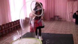 "Шоу мыльных пузырей в детском садике"