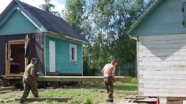 Передвижение и подъем домов