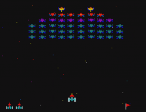 Galaxian 1979 Namco Museum 50th Anniversary Playstation 2.