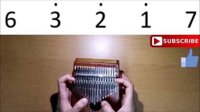 Coffin Dance-Kalimba 17 Keys Cover-Easy Practice With Tab смотреть онлайн
