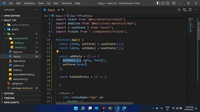 Events in React | React.js Full Course #13