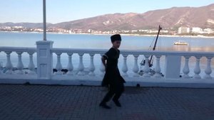 Лезгинка на набережной в Геленджике