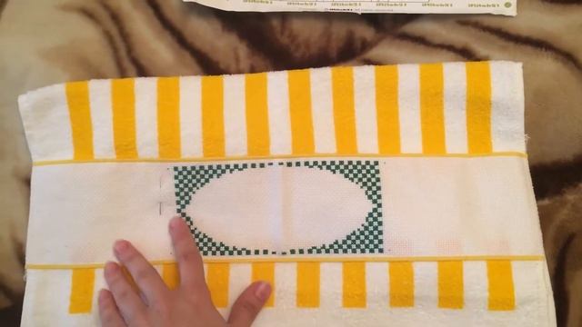 Вышивка крестиком Начао нового процесса: Полотенце на кухню от Dome! смотреть онлайн