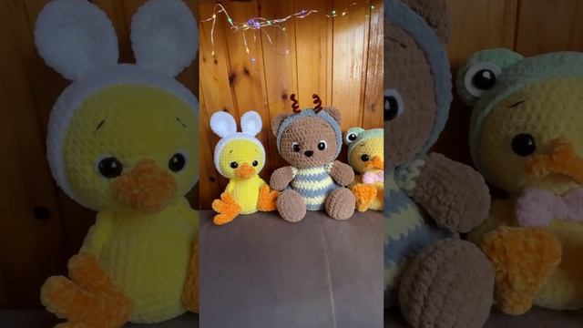 Кто нравится больше?#вязание #вязанаяигрушка #вязаниекрючком #вязаныймишка #ручнаяработа  #амигурум смотреть онлайн