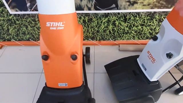 Измельчители STIHL GHE 105 и STIHL GHE 250 - обзор. смотреть онлайн