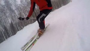 Карвинг на горных лыжах. Работа ног и лыж в поворотах.