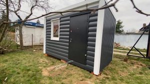 Садовые бытовки 4.00*2,45. Калининградская область. Сборка на участке и вариант с доставкой .