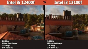 Intel i5 12400f vs i3 13100f Gaming Benchmark Test in 11 Games | #rtx3050 | @StealthGamerSG