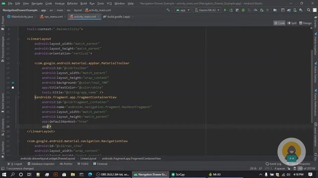 Navigation Drawer with Fragments | Navigation Component смотреть онлайн