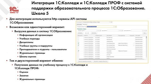 Обзор планируемых к выпуску новых редакций 1С:Колледж и 1С:Колледж ПРОФ смотреть онлайн