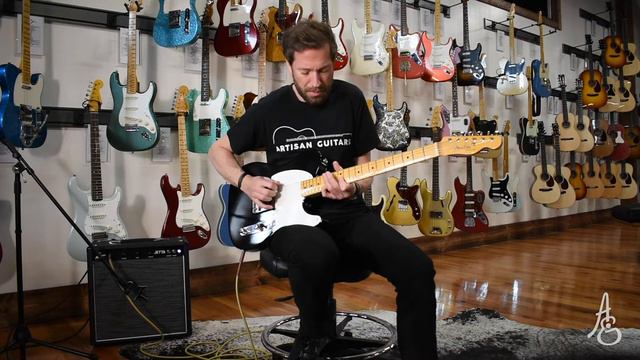 Fender Custom Shop 1950's Pine Esquire in Aged Black смотреть онлайн