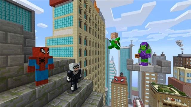 Minecraft: Playstation 3 Edition - Spiderman Skin Pack