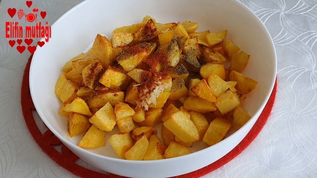 Batata harra nasıl yapılır (Patates salatası) смотреть онлайн