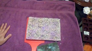 Homemade Cardboard Box Soap Mold for my Lavender Peppermint Soap and Cutting  Part 4