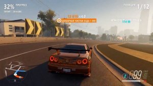 Тест драйв Nissan Skyline GTR R34 Underground Edition в Forza Horizon 3