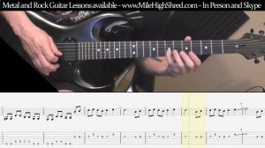 The Thin Line Between Love and Hate Iron Maiden Guitar Lesson Preview