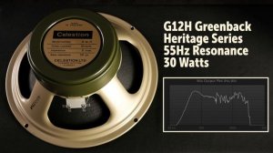 Celestion Heritage Series Shootout, G12-65, M-67 greenback and H greenbacks