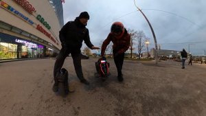 Встреча с "Петухом"! Беседа про Моноколесо KingSong S22 2220Wh 126V Райдер Роман на своём "Орле"!