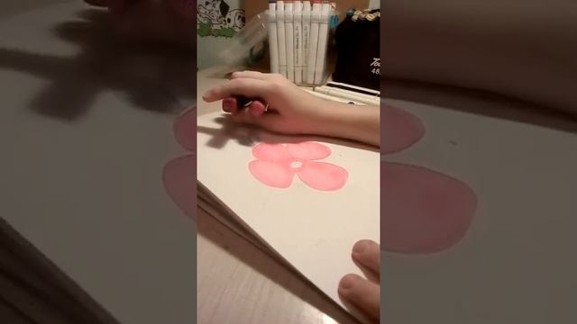 1часть. рисуем цветочек. смотреть онлайн