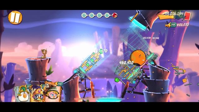 Angry Birds 2 AB2 06/16/23 4-5-6 Daily Challenge - Silver Slam смотреть онлайн