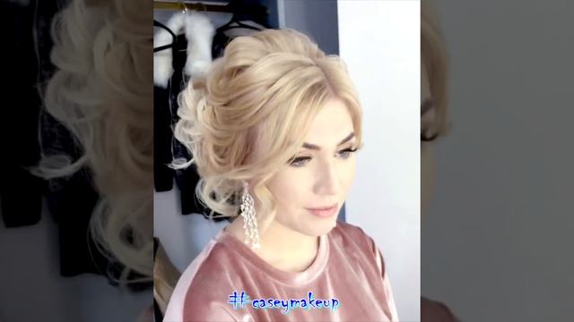 Ксения Саватеева. Свадебный макияж с блестками и нежный пучок для невесты Анастасии смотреть онлайн