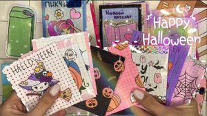 Halloween🎃👻| Распаковка бумажных сюрпризов💕| Бумажная Акулка🦈
