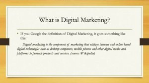 A zoom presentation on digital marketing and need of digital marketing for software companies