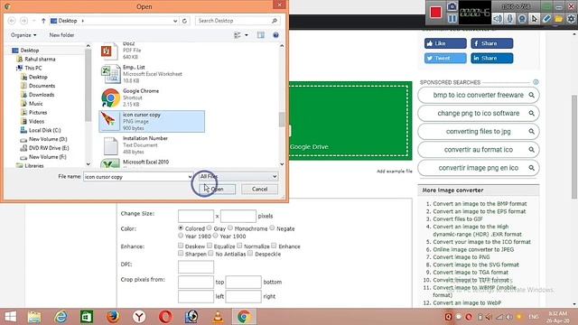 How to convert png to ico | online convert ico | Png को बनाए ico |#ico #icon #rahulconverticotopng смотреть онлайн