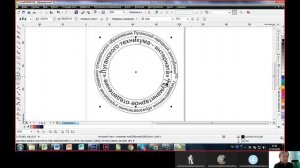 Работа с текстом в программе Corel Draw, текст вдоль замкнутой кривой. Урок по  созданию печати