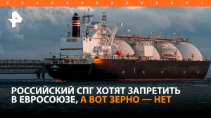 Евросоюз планирует запретить импорт российского СПГ, но кратно увеличил закупки зерна / РЕН Новости