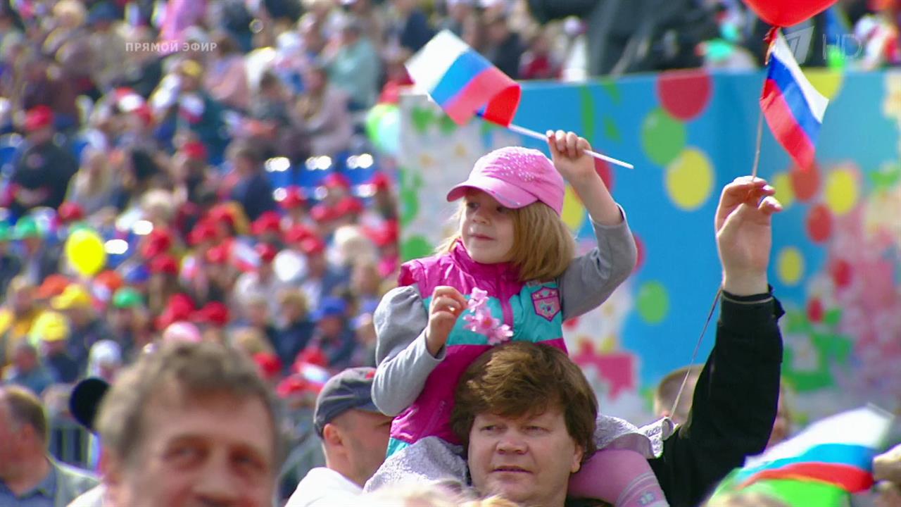 На Красной площади завершилась первомайская демонстрация