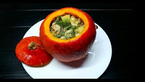 #ТЫКВА Фаршированная Мясом Запеченная в Духовке Очень ВКУСНО #Рецепт