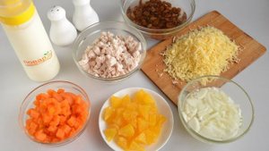 Салат Любовница с изюмом