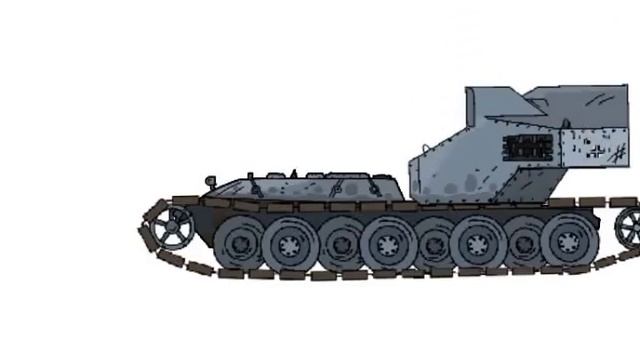 починка вафли е-100! рисуем мультфилимы 2, мультики про танки смотреть онлайн