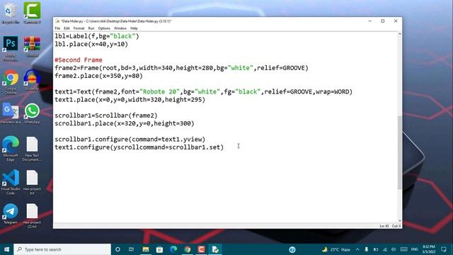 Steganography Tutorial | Hide Secret Text Message Inside Image Using Python | GUI Tkinter Project