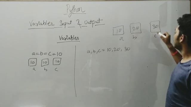 Lecture 3:- variables,input and output in python