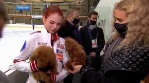 Валиева, Щербакова, Трусова - Интервью перед ЧЕ 2022 // Kamila, Sasha, Anya Interview
