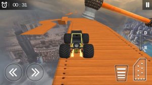Monster Truck Racing - Monster Truck Stunt Game Gameplay Video Android/iOS
